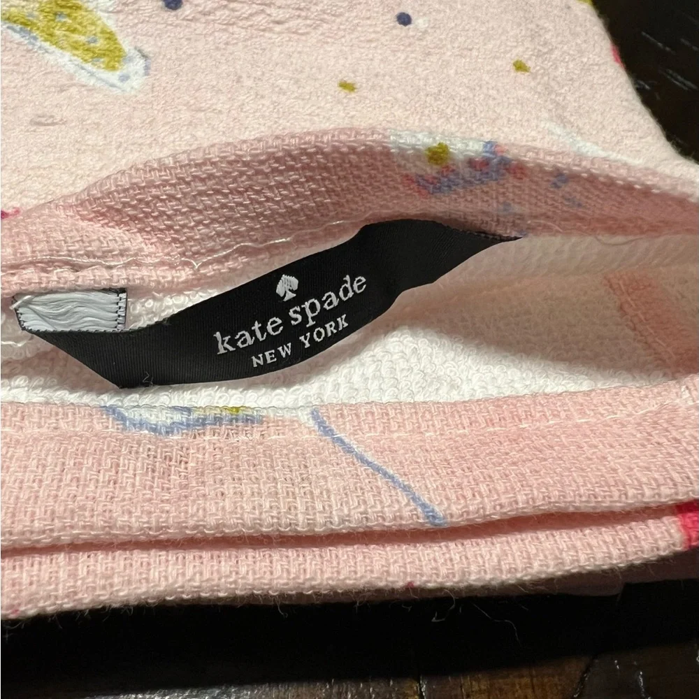 Kate Spade New York Pink Celebration Party Kitchen Towels Set of 2